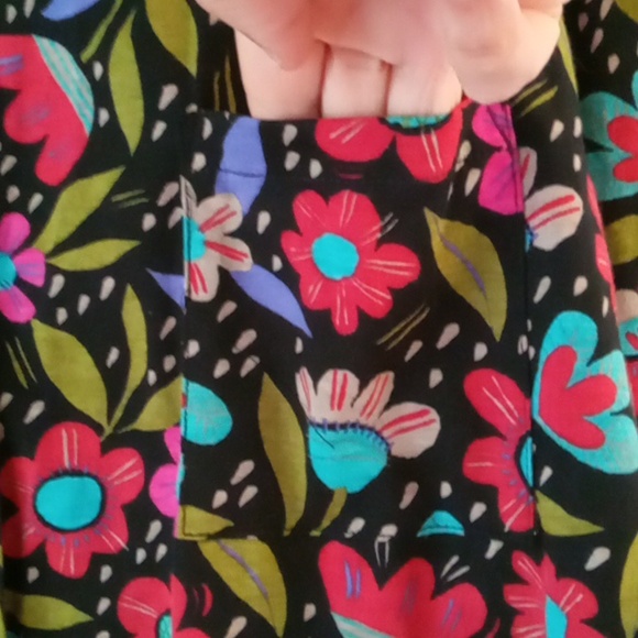 Gudrun Sjoden Black Floral Organic Cotton Snap Jacket - Picture 5 of 7